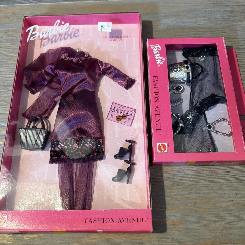 Vintage‎ Mattel Barbie Fashion Avenue RECEPTION ROSES FASHION OUTFIT 2000 NEW